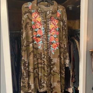 Glitzy Girlz embroidered dress